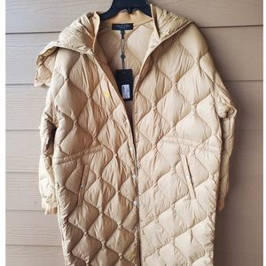 Rag & Bone

Women's Natural Rudy Quilted Shell Hooded Down Coat